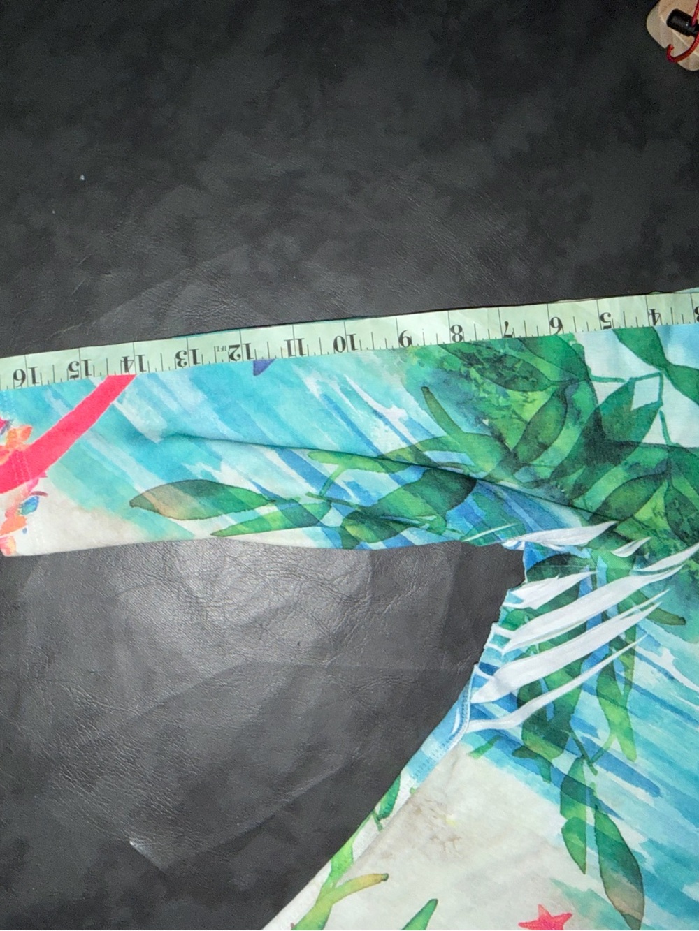 Chico's Pink Flamingo Tropical Long-Sleeve Tee - Picture 8 of 8